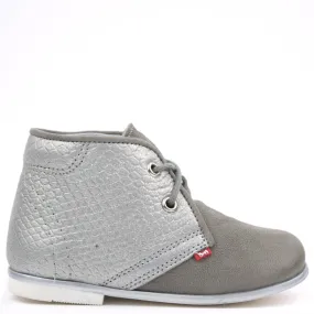 (2195A-4) Emel Grey Lace Up Classics