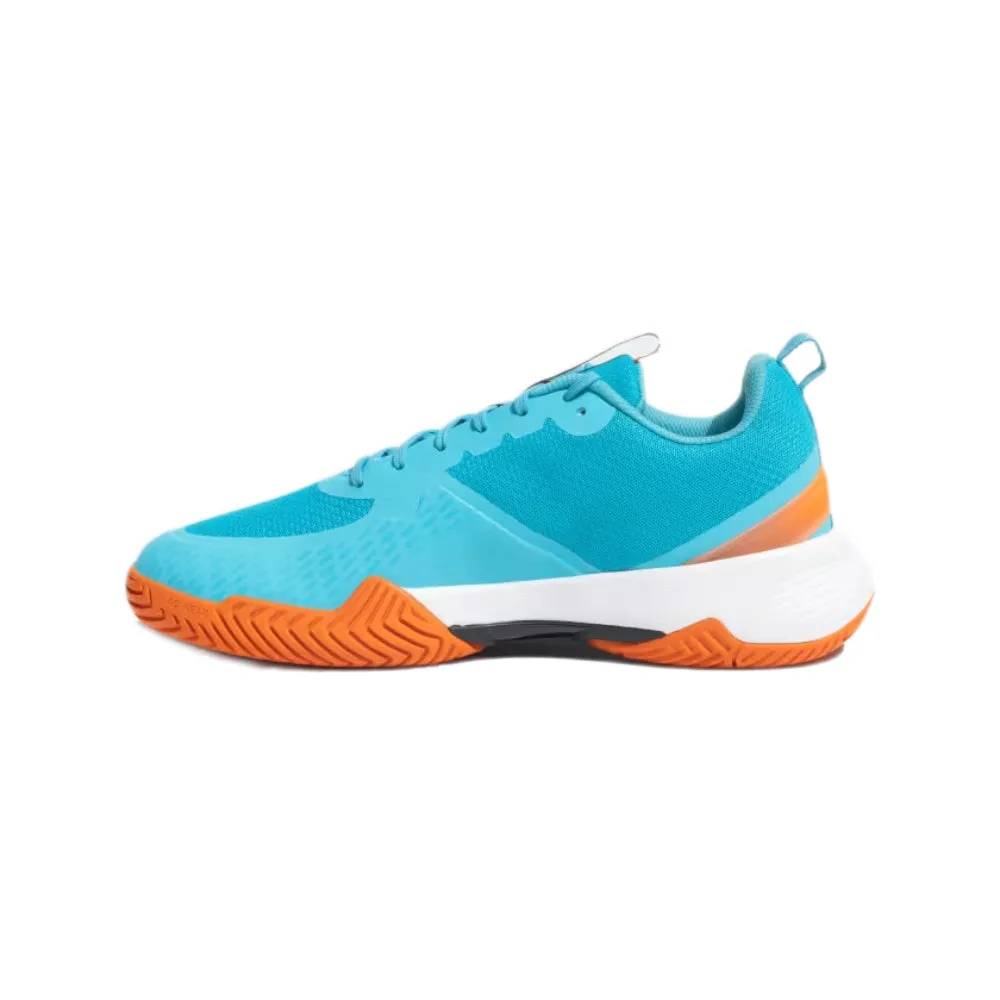 Adidas Men's All-Court Prime Tennis Shoe (Lucid Cyan/Semi Impact Orange)