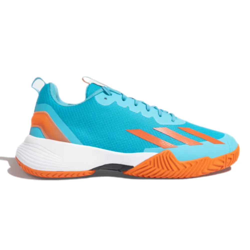 Adidas Men's All-Court Prime Tennis Shoe (Lucid Cyan/Semi Impact Orange)