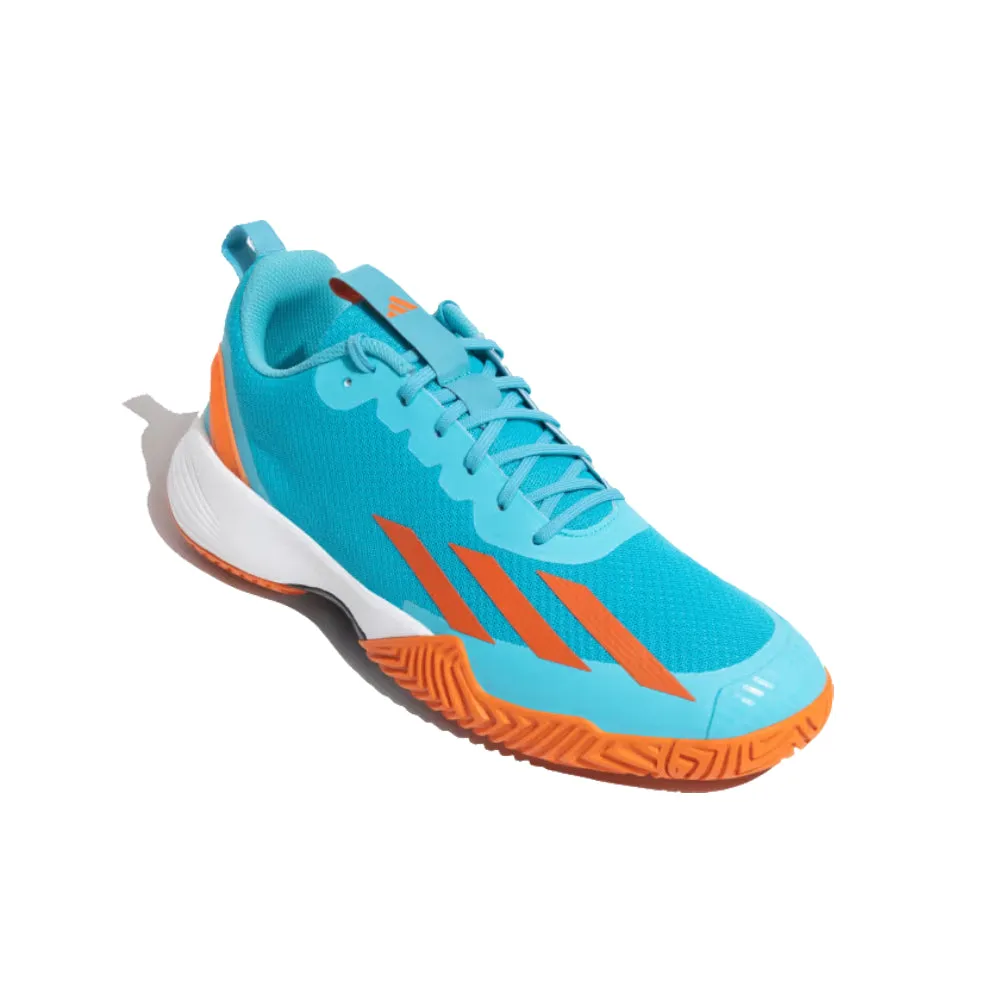 Adidas Men's All-Court Prime Tennis Shoe (Lucid Cyan/Semi Impact Orange)