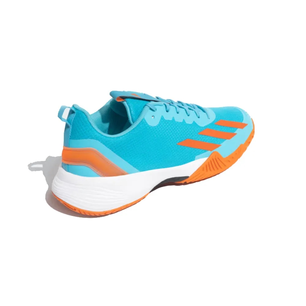 Adidas Men's All-Court Prime Tennis Shoe (Lucid Cyan/Semi Impact Orange)