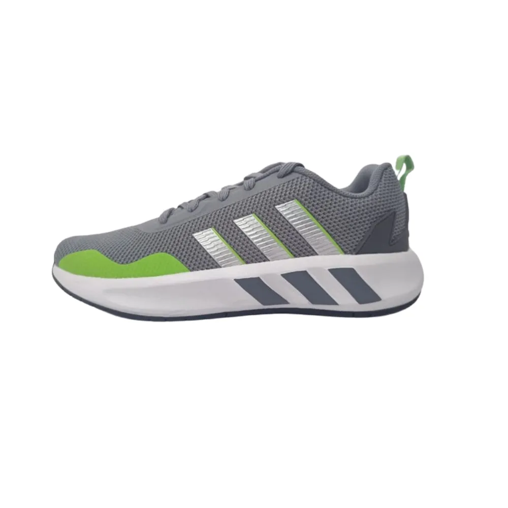 Adidas Men's Vacfast Running Shoe (Grey/Silver Metallic/Lucid Lime)