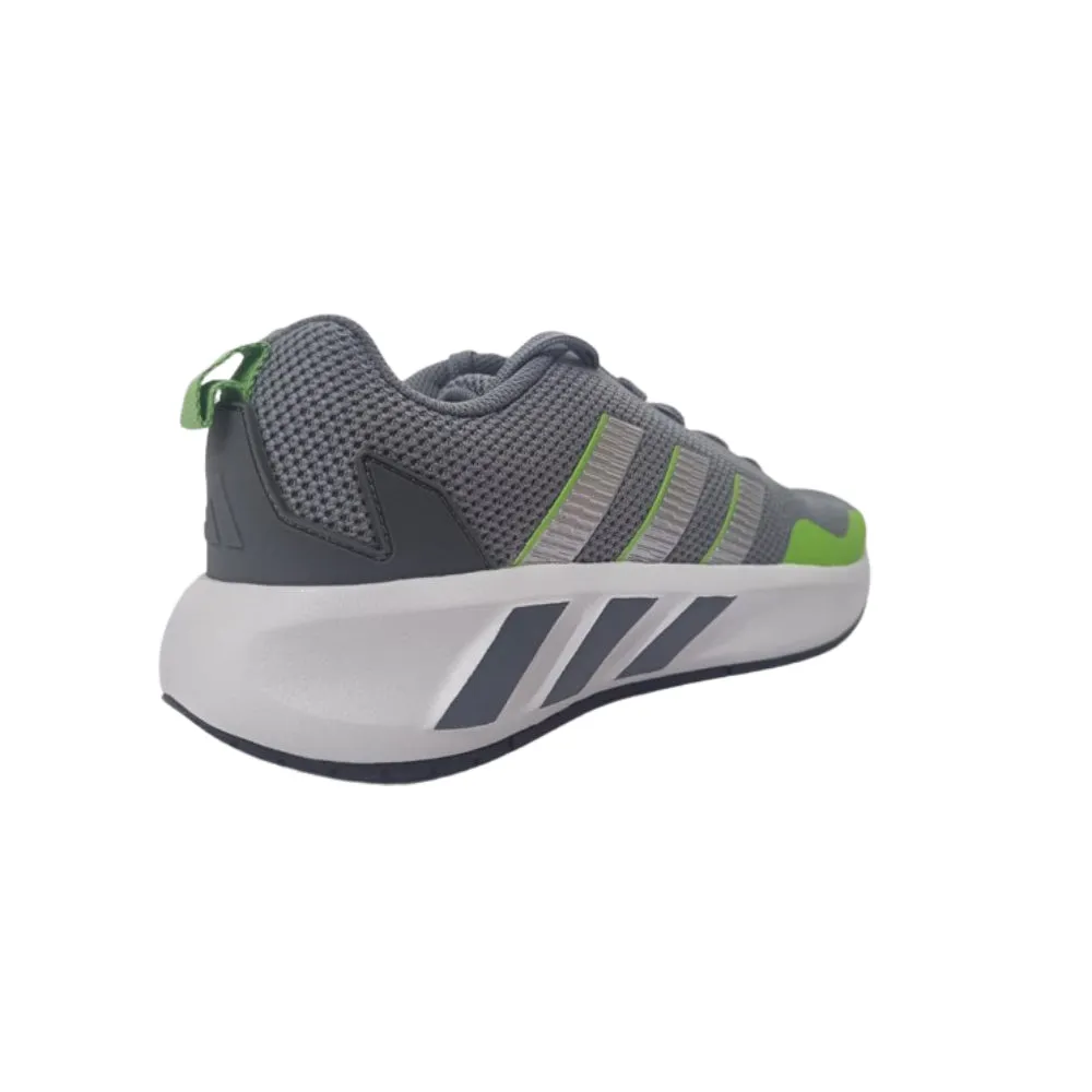 Adidas Men's Vacfast Running Shoe (Grey/Silver Metallic/Lucid Lime)