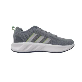 Adidas Men's Vacfast Running Shoe (Grey/Silver Metallic/Lucid Lime)