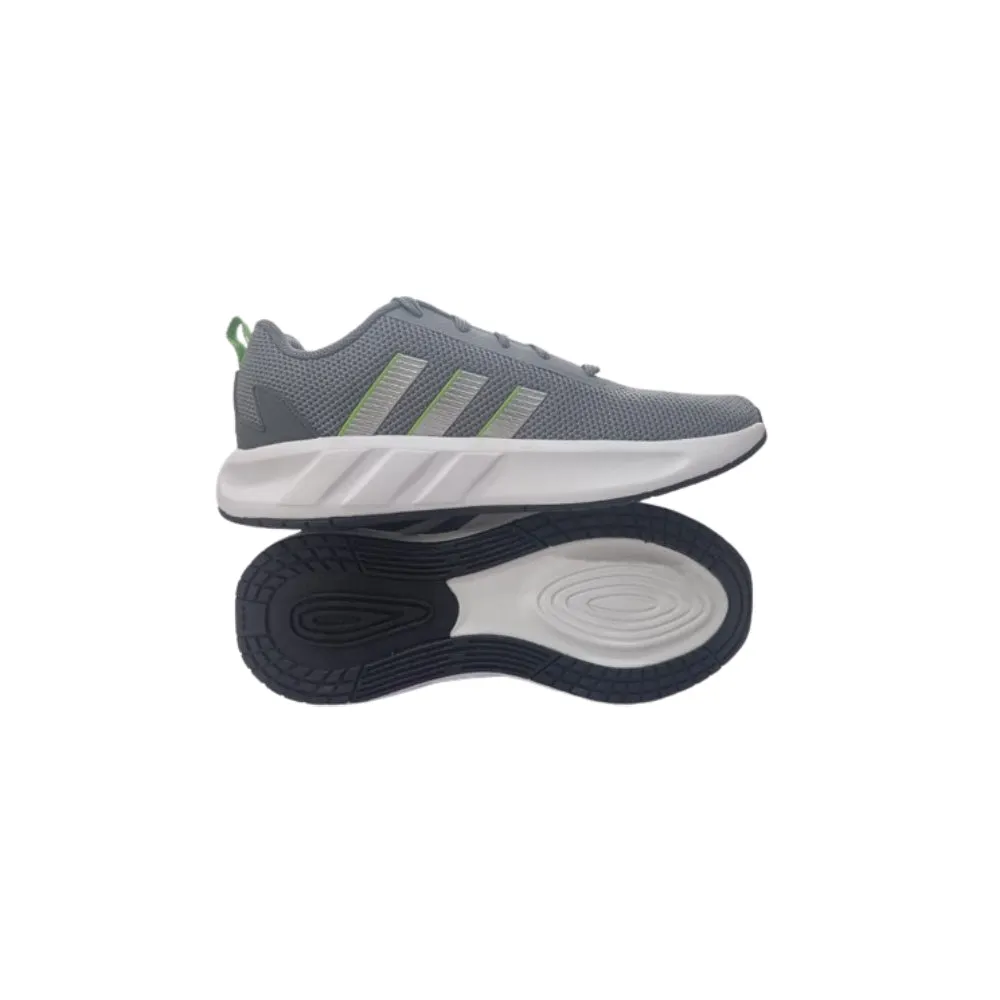 Adidas Men's Vacfast Running Shoe (Grey/Silver Metallic/Lucid Lime)