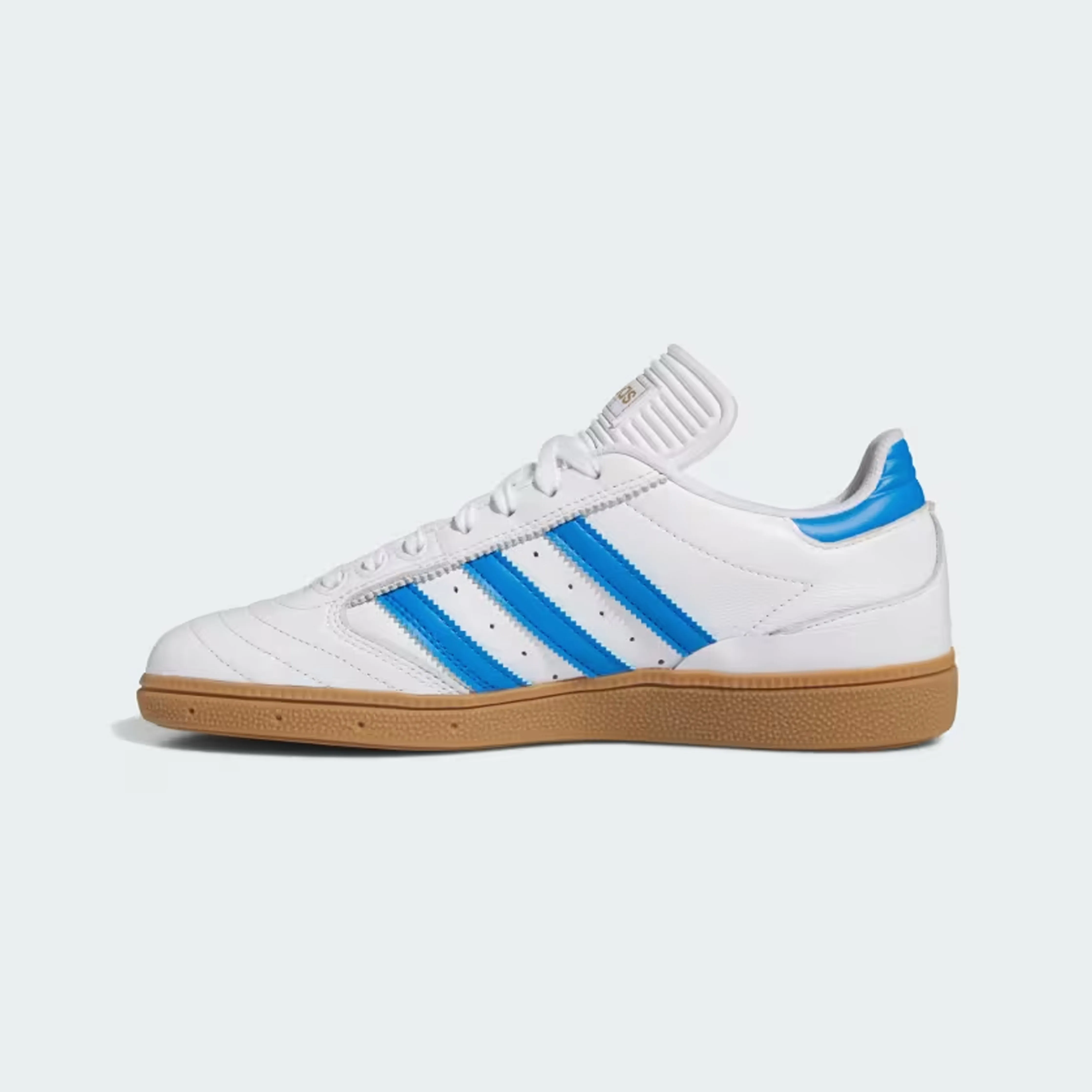 adidas Skateboarding Busenitz Pro Skate Shoes - Cloud White / Blue Bird / Gold Metallic