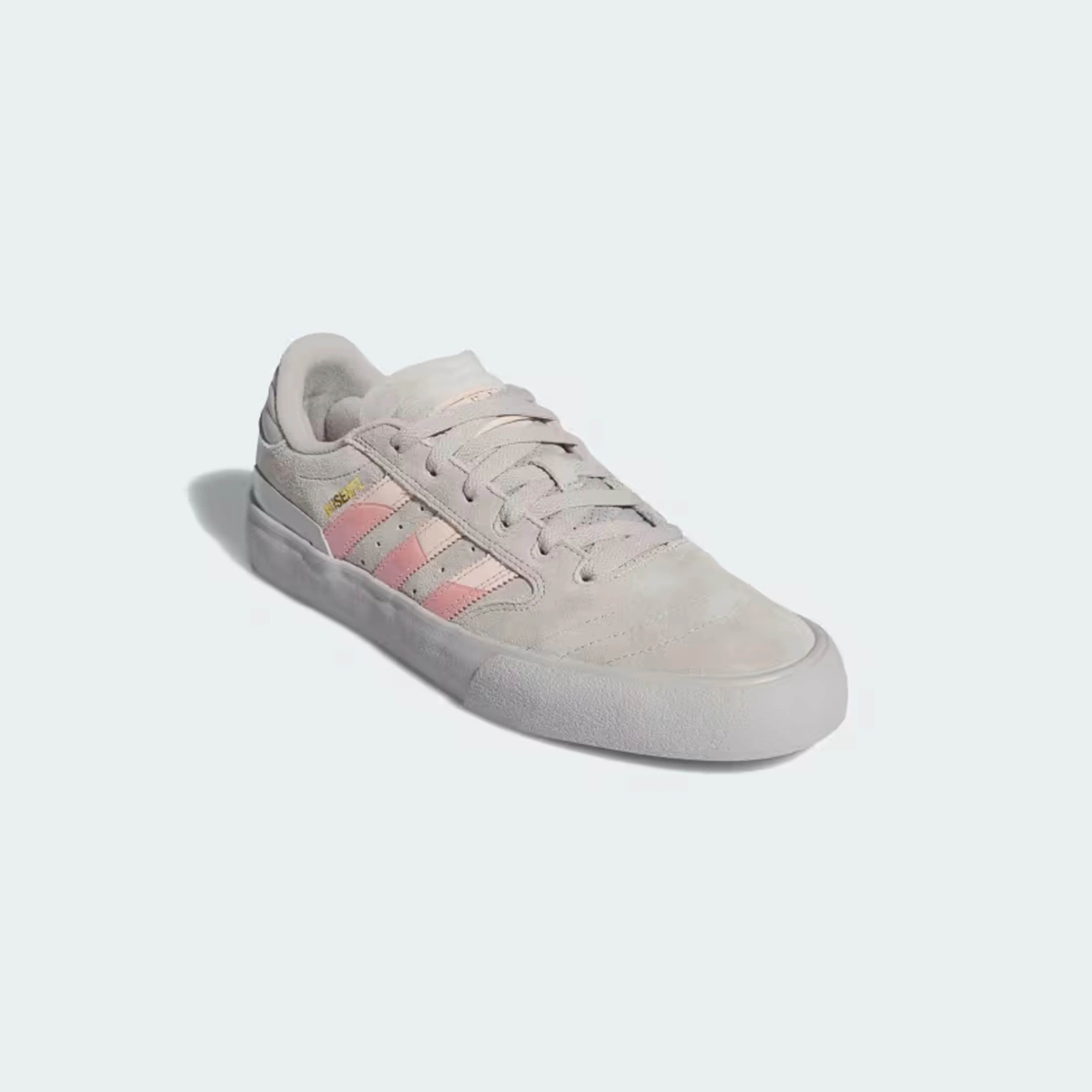 Adidas Skateboarding X Dime Busenitz Vulc II Skate Shoes - Clear Granite / Wonder Mauve / Wonder Quartz