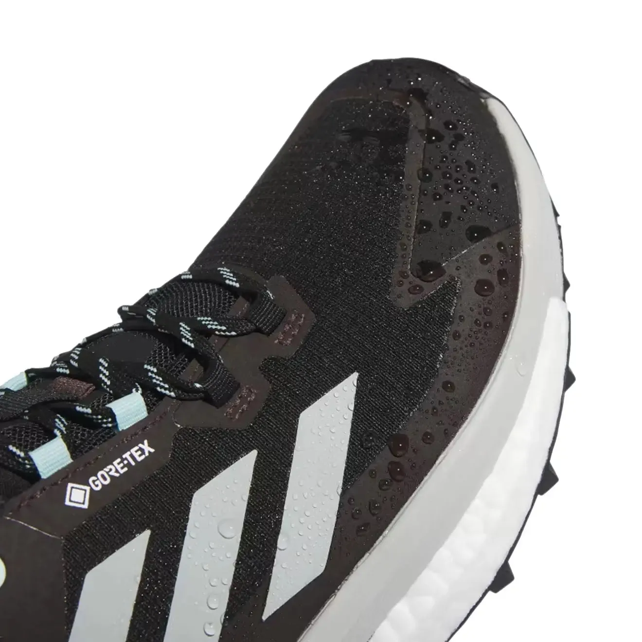 Adidas Terrex Free Hiker 2.0 Low Gore-Tex Hiking Shoes Core Black / Wonder Silver / Semi Flash Aqua