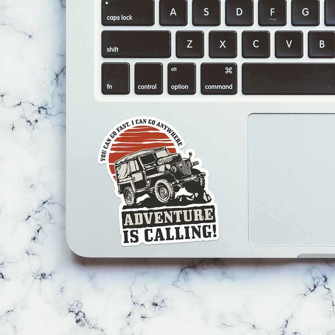 Adventure is calling Sticker