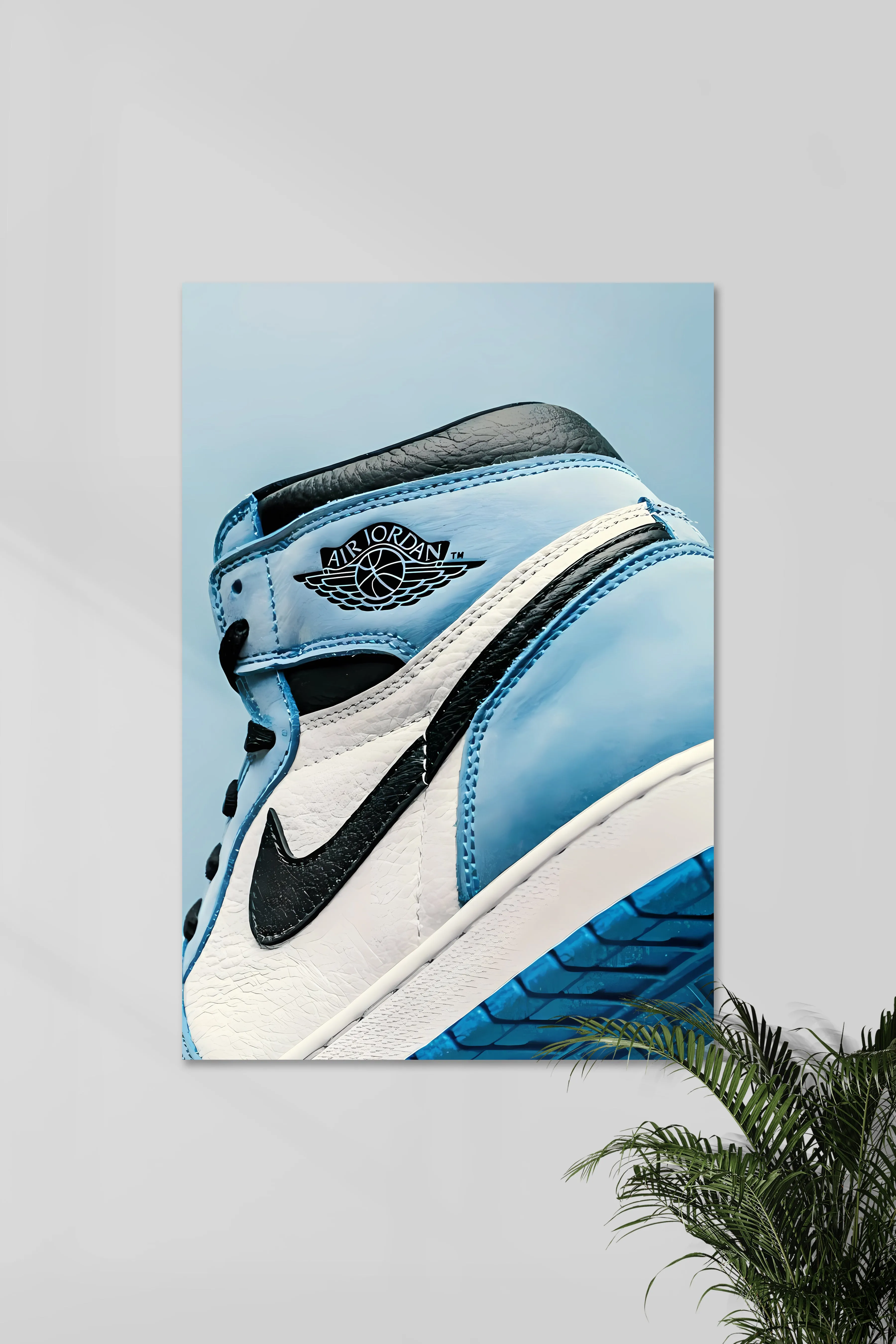 Air Jordan 1 University Blue | RETRO #01 | NIKE | Shoe Poster