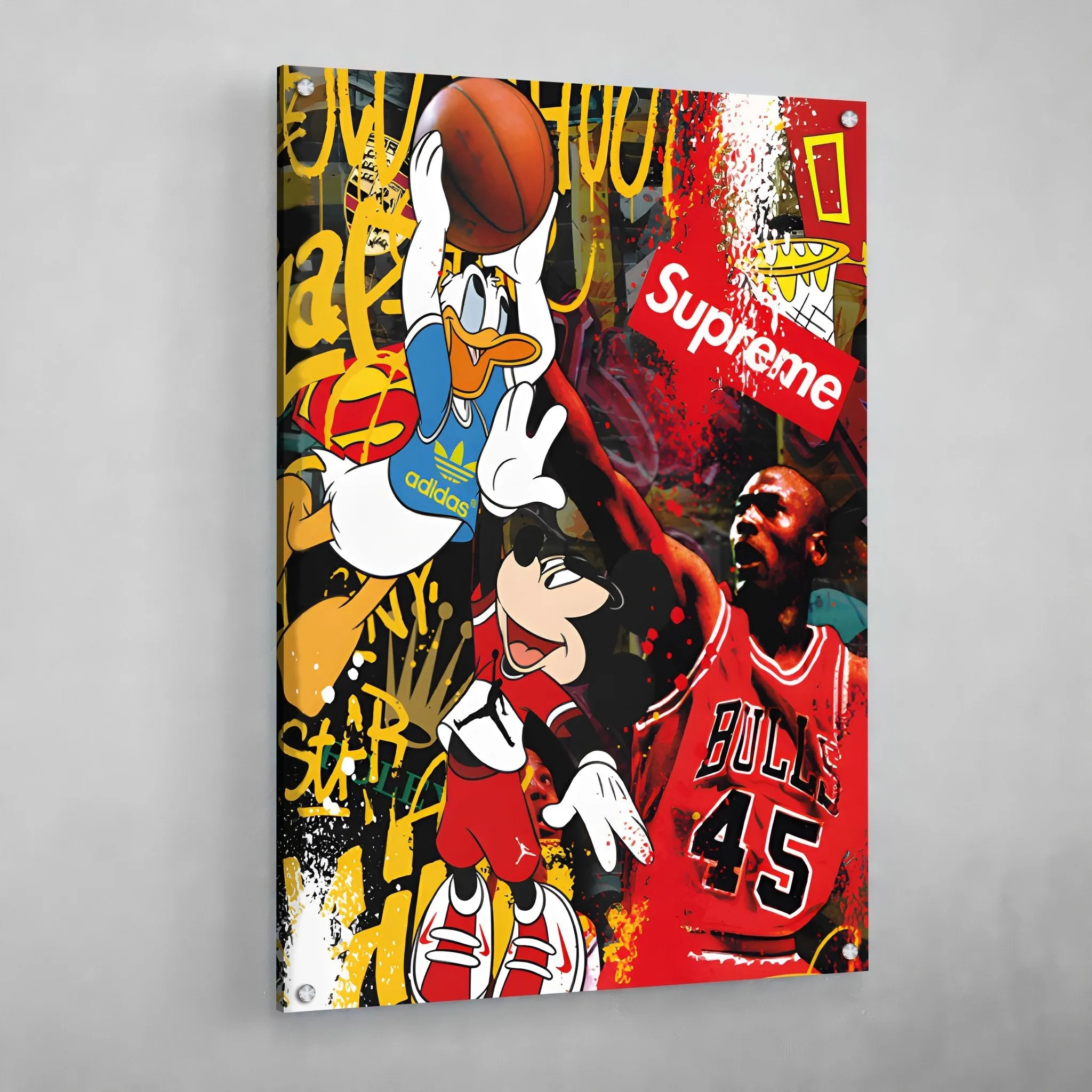 Basketball Pop Art Canvas