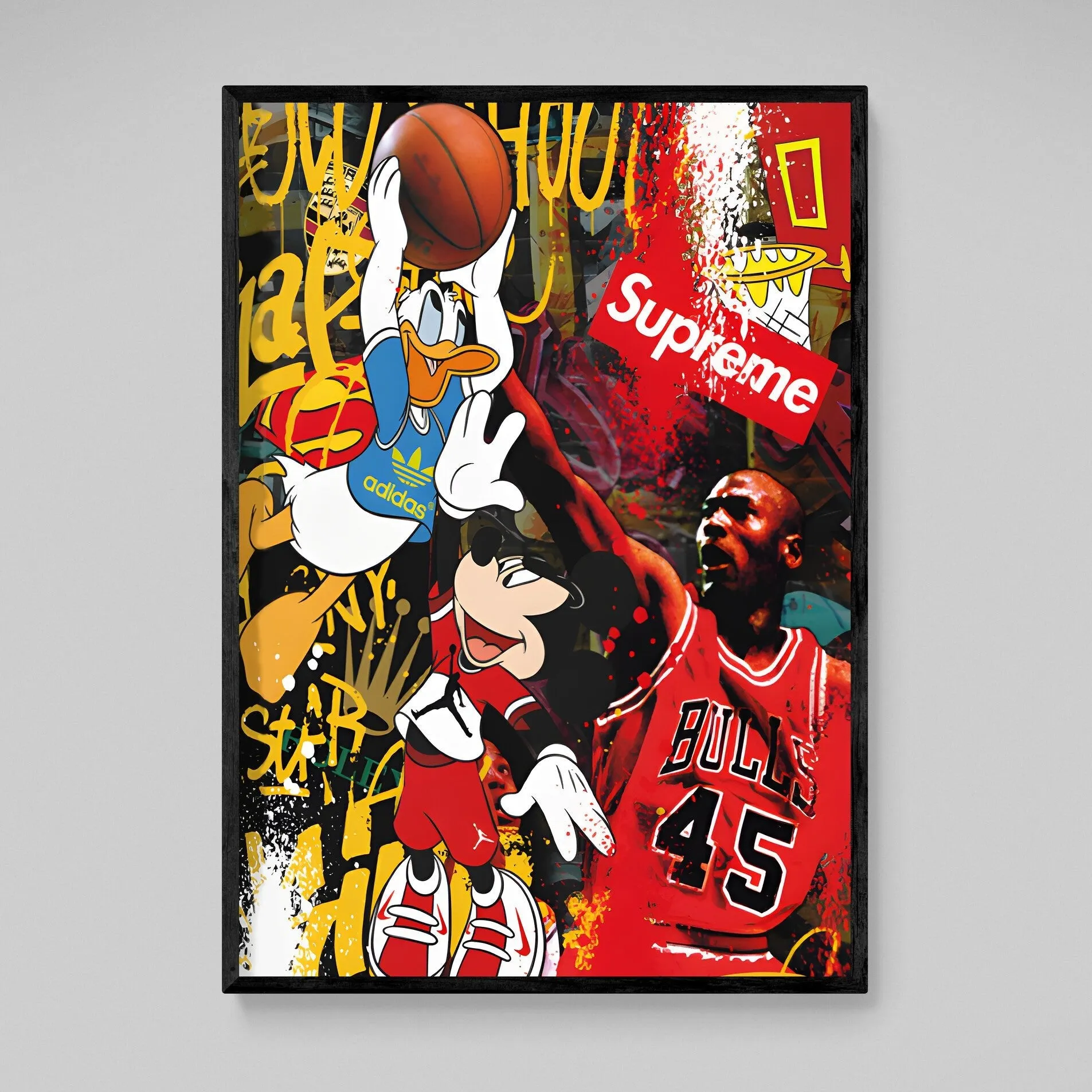 Basketball Pop Art Canvas