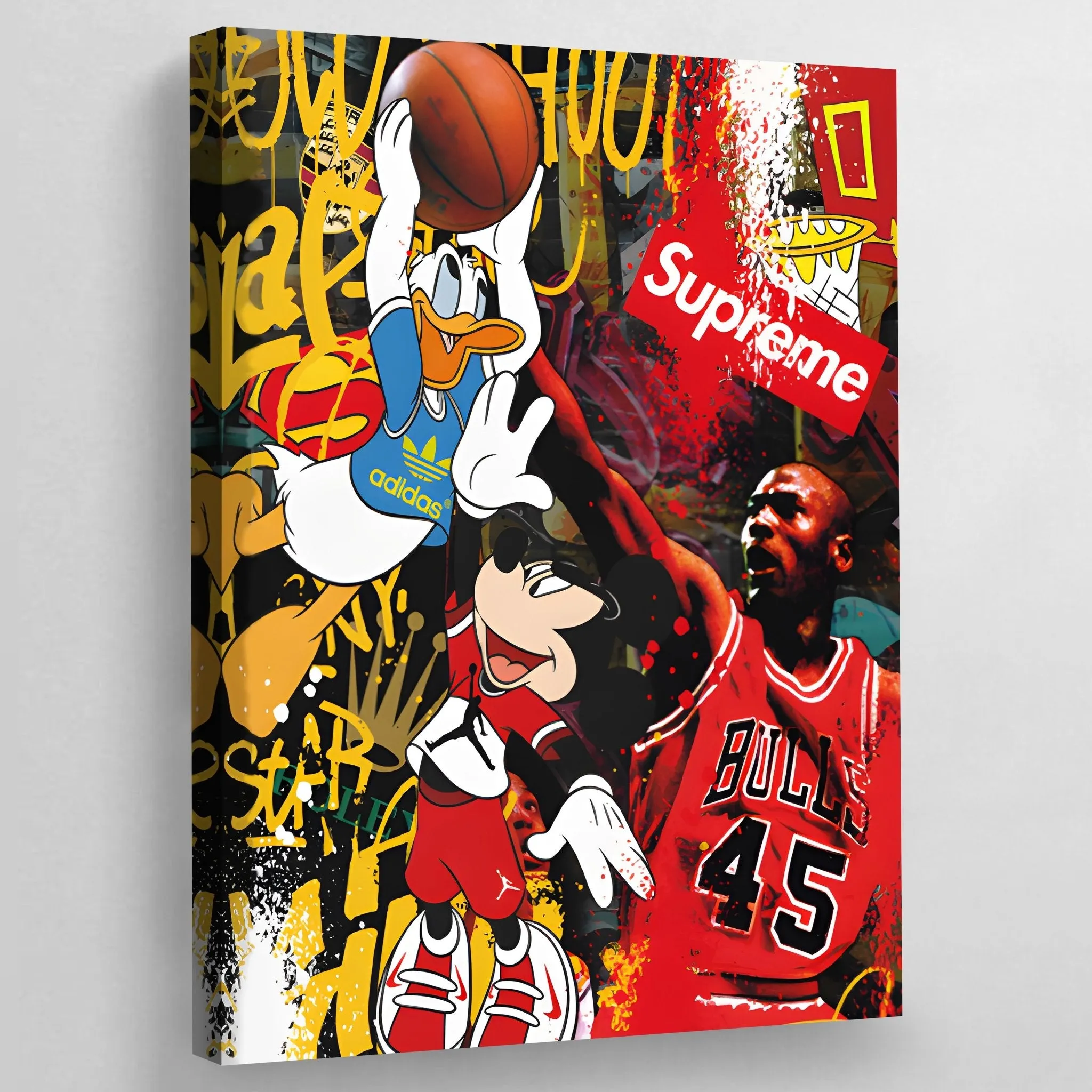 Basketball Pop Art Canvas