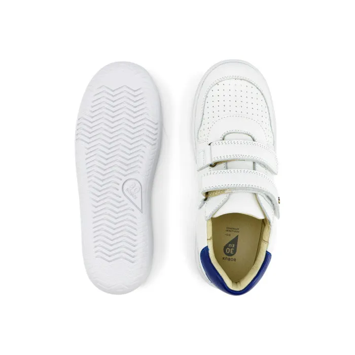 Bobux Kids Plus KP Riley Sneaker White Blueberry