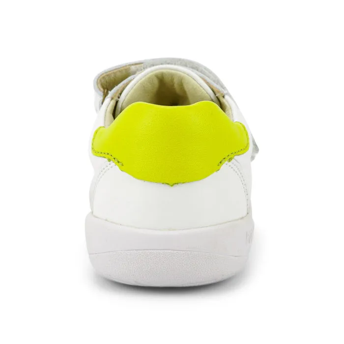 Bobux Kids Plus KP Riley Sneaker White Yellow