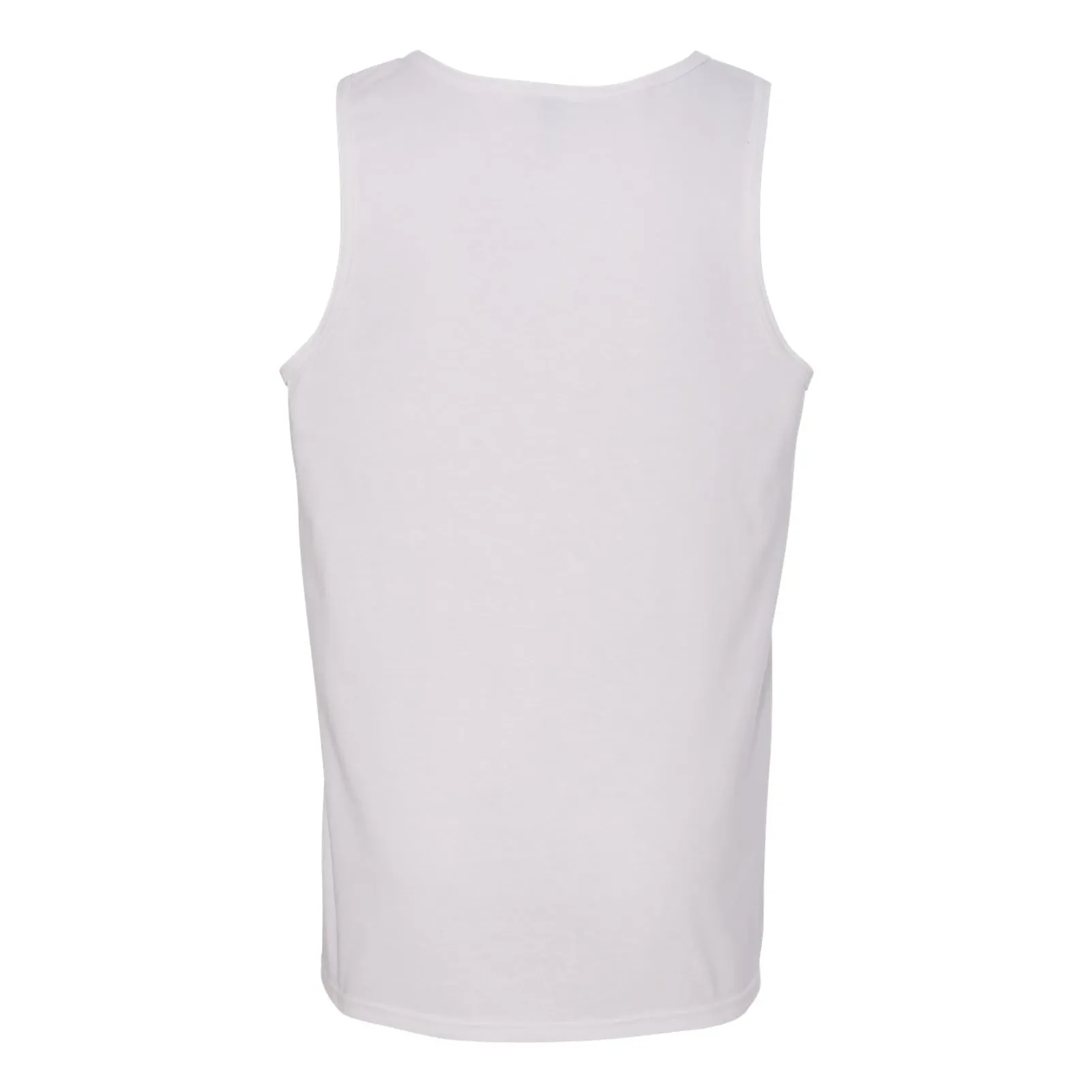 Bradley University Braves Primary Logo Heavy Cotton Tank Top - White