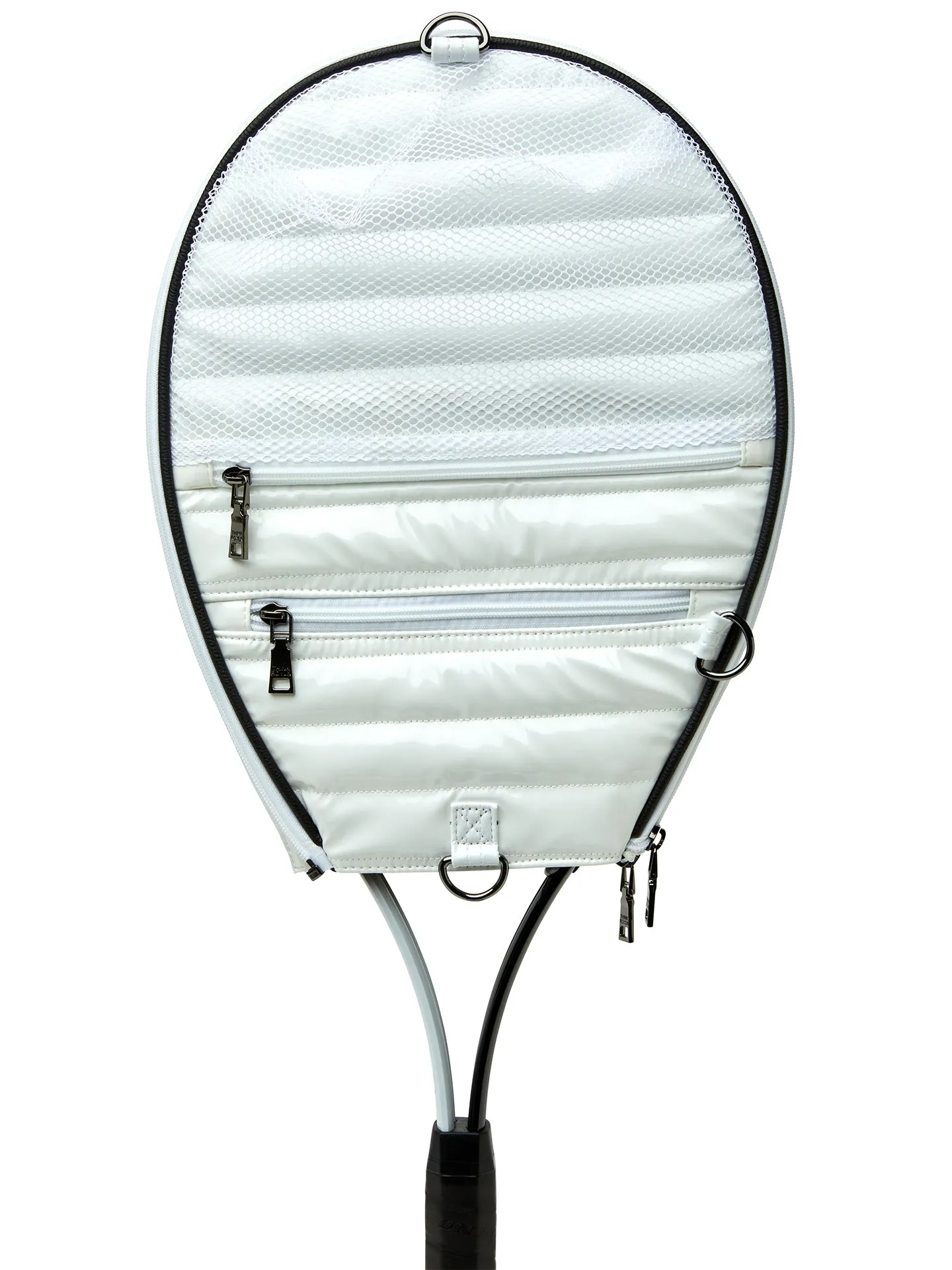 Champion Tennis Bag - WHITE PATENT