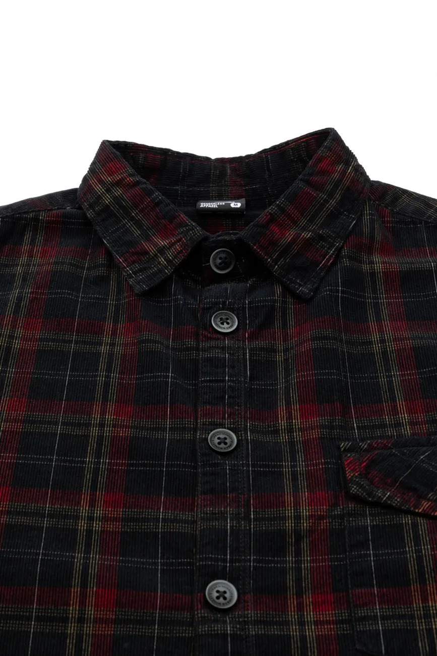 Check Corduroy Shirt 001 // regular fit