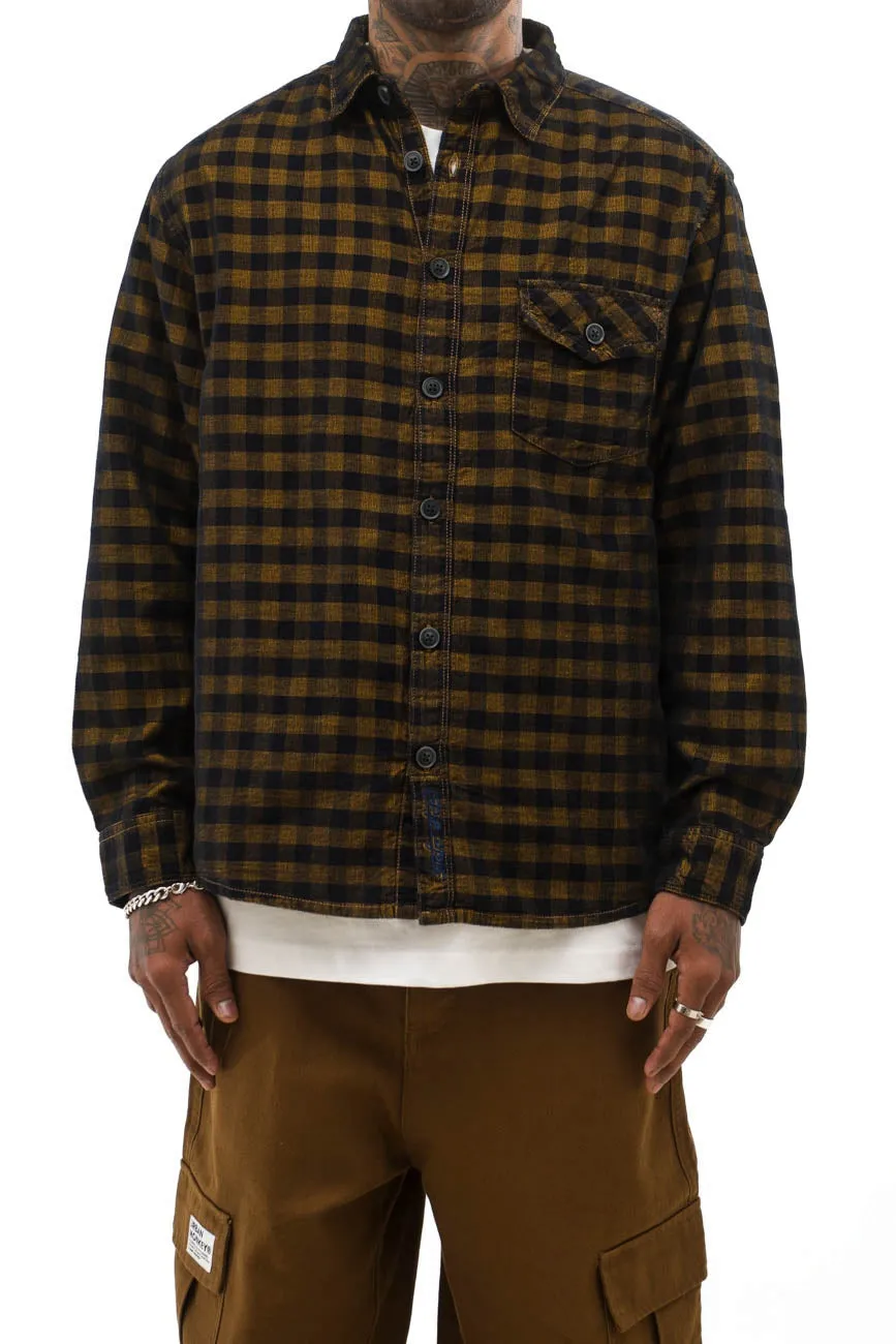 Check Corduroy Shirt 003 // regular fit