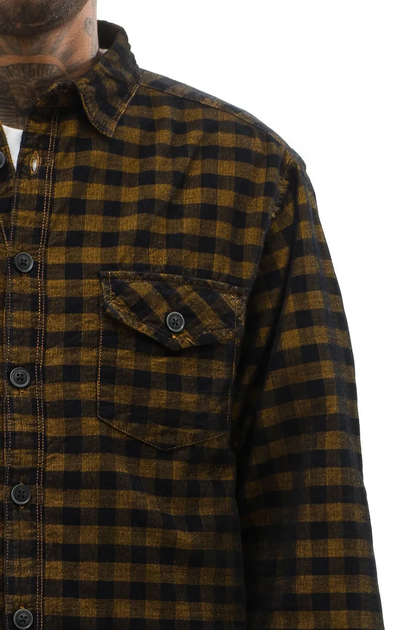 Check Corduroy Shirt 003 // regular fit