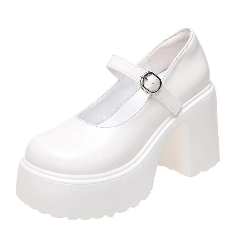 Classic Mary Jane Platform Shoes