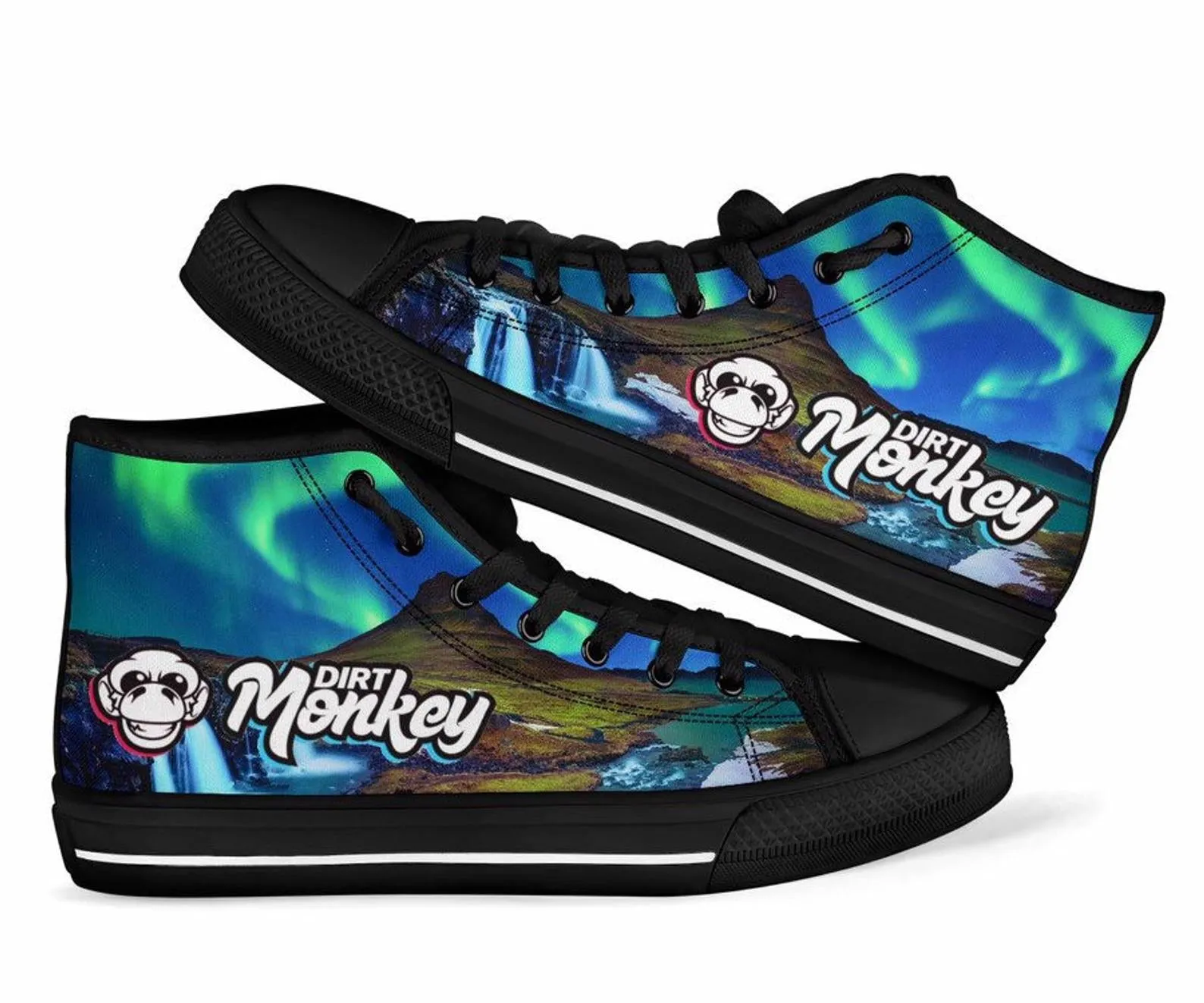 Dirt Monkey Music High Top Unisex Sneaker Shoes