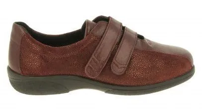 Easy B Europe Ladies Double Velcro Shoe 78992B