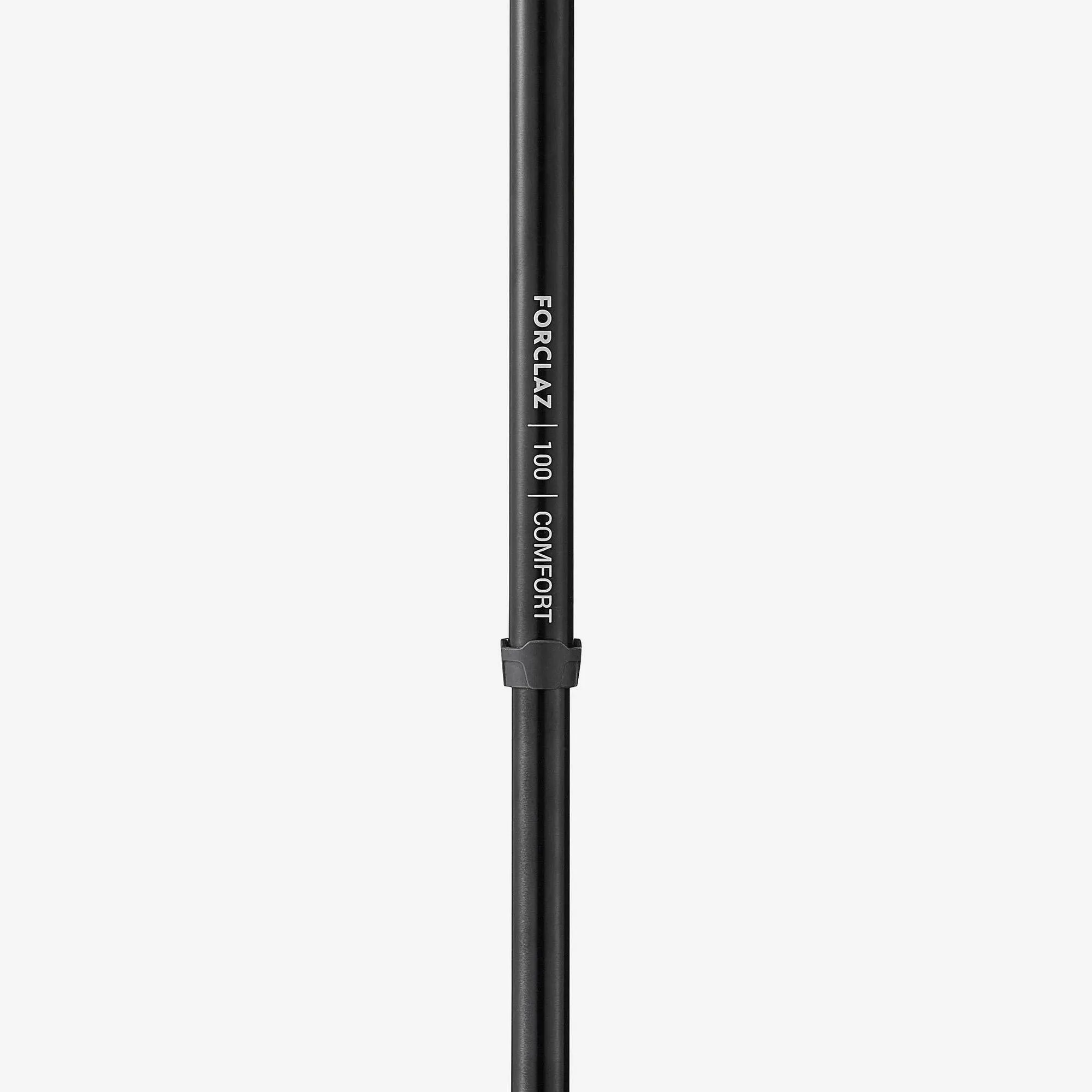 Forclaz 1 Easy Adjust Hiking Pole - MT100 Comfort Black