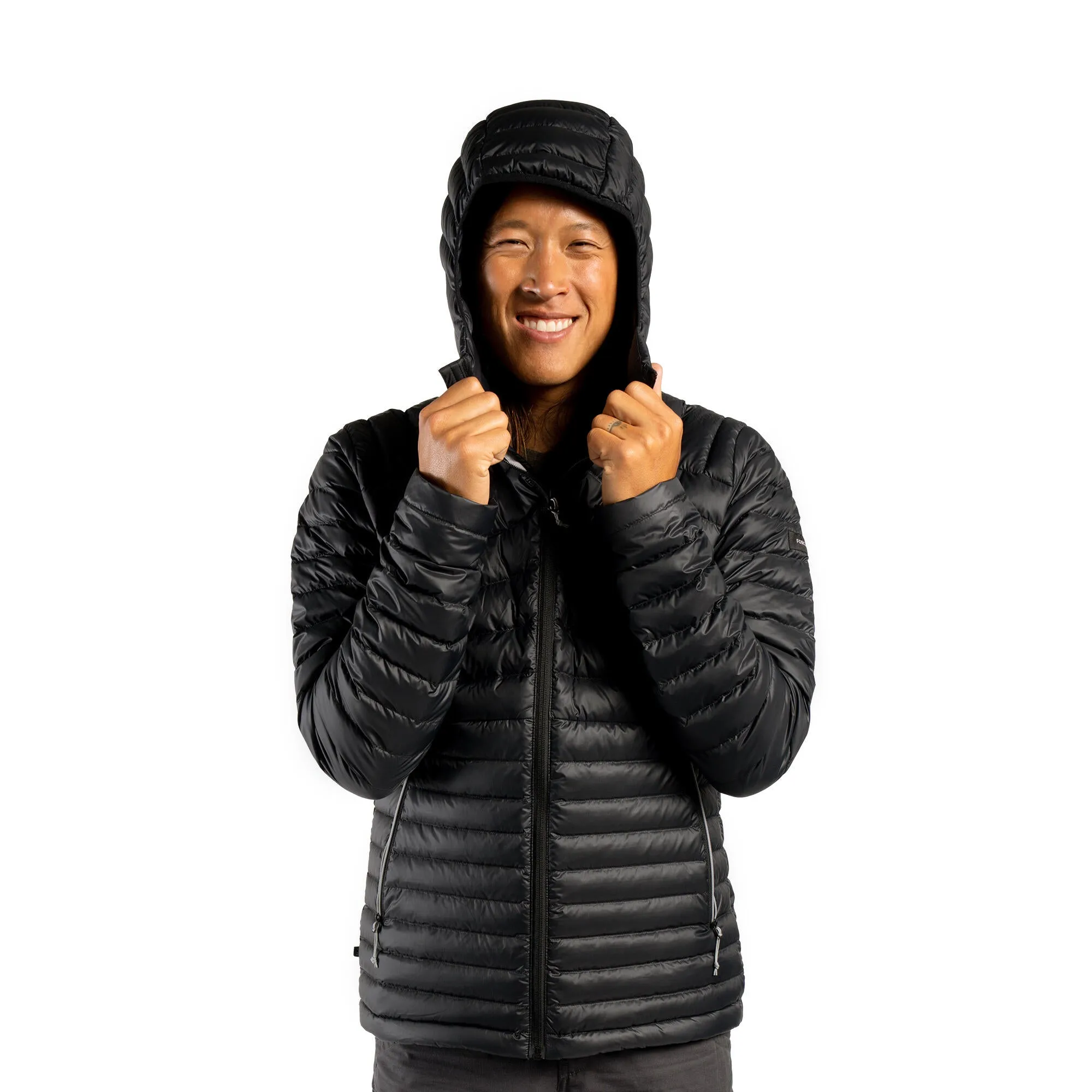 Forclaz Men's MT100 Hooded Down Puffer Jacket