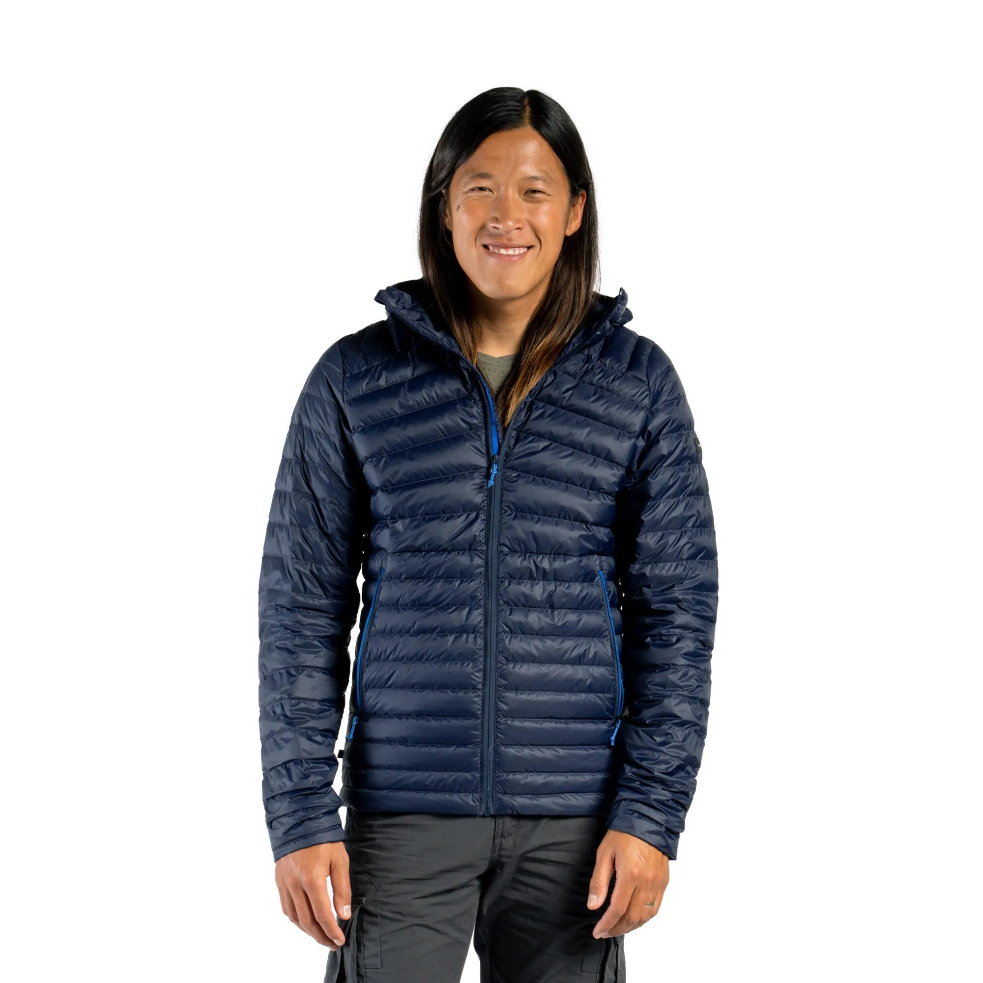 Forclaz Men's MT100 Hooded Down Puffer Jacket