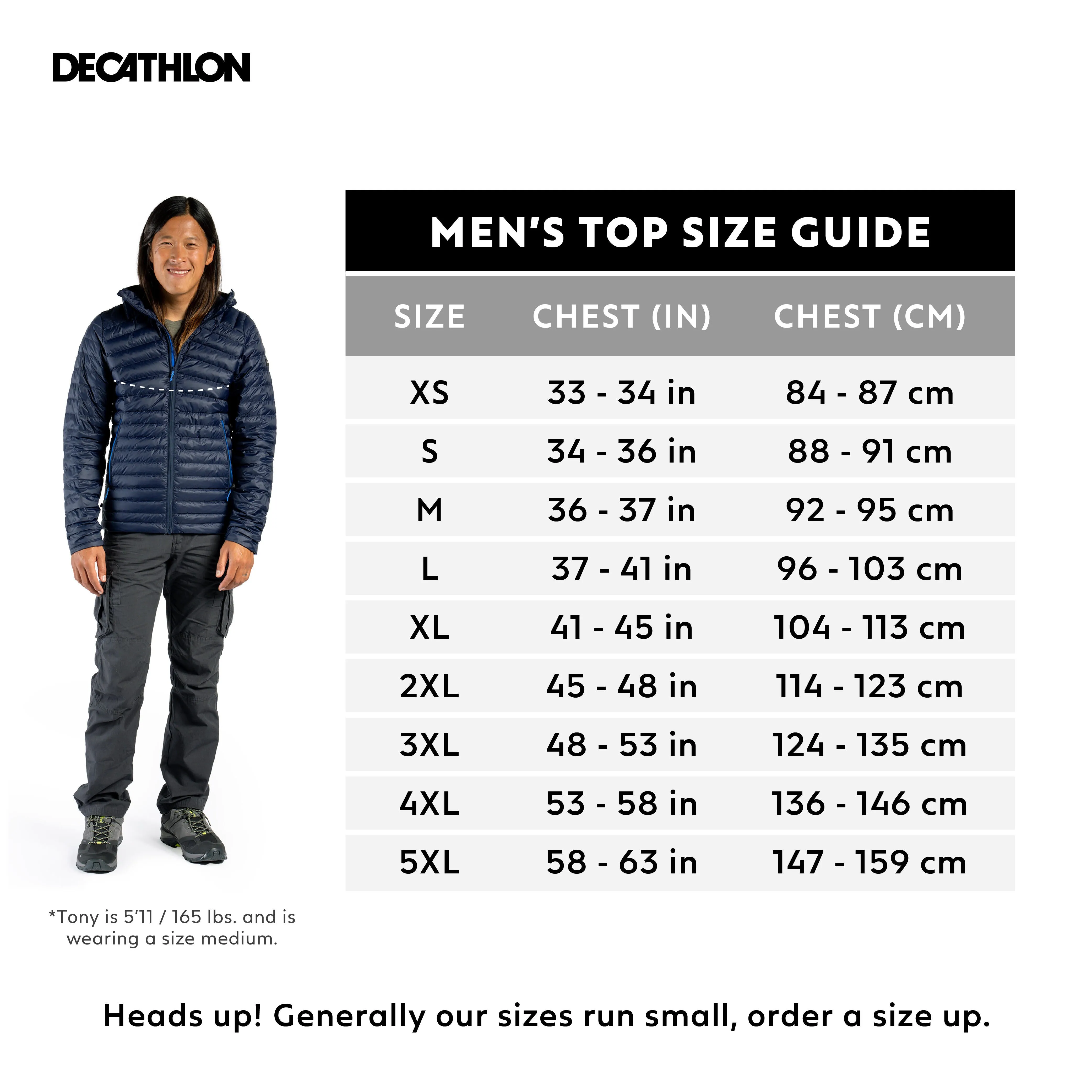 Forclaz Men's MT100 Hooded Down Puffer Jacket