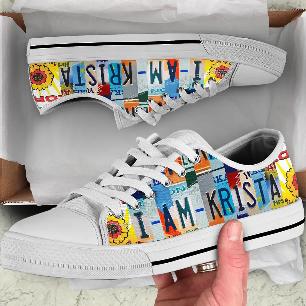 I Am Krista Custom Low Top