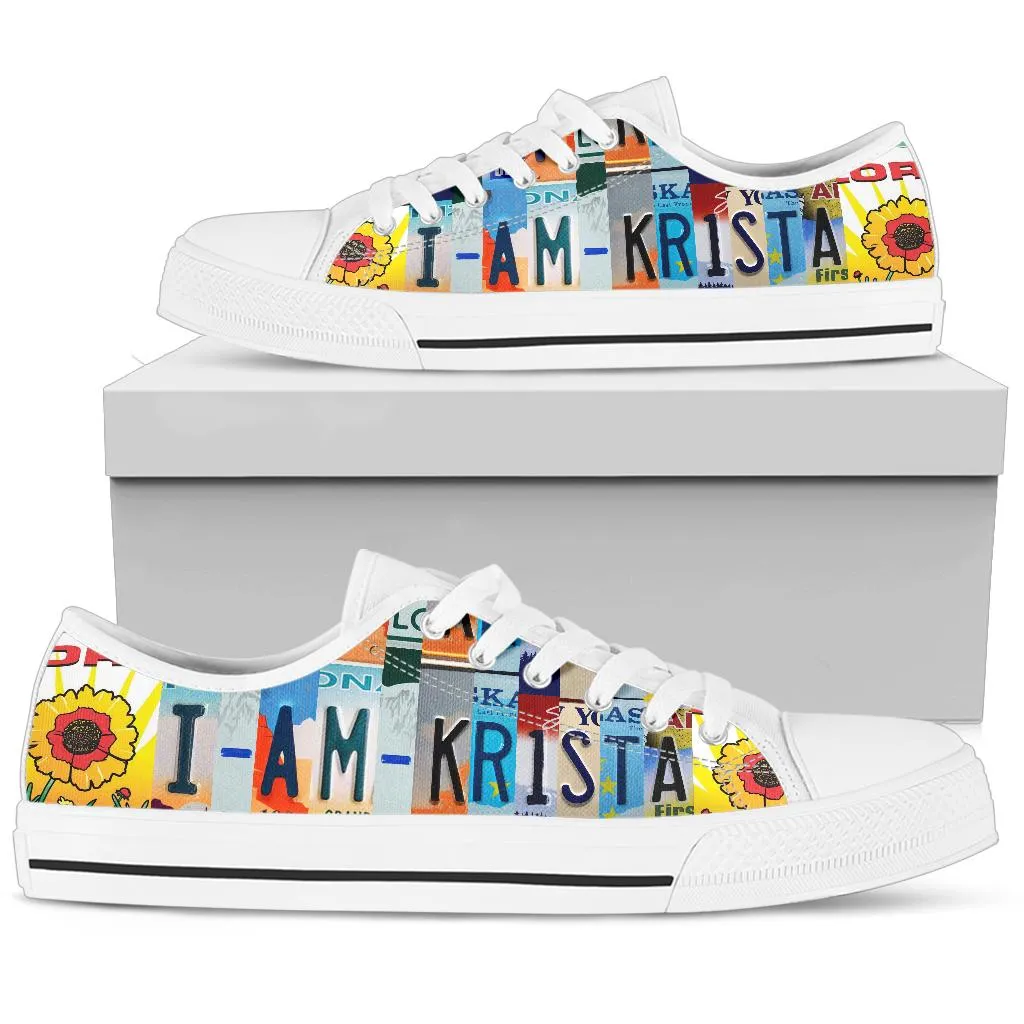 I Am Krista Custom Low Top