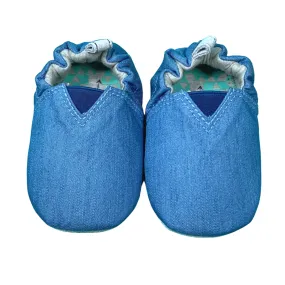 JplusJ Light Denim Organic Baby Shoes 淺牛仔有機棉學步鞋