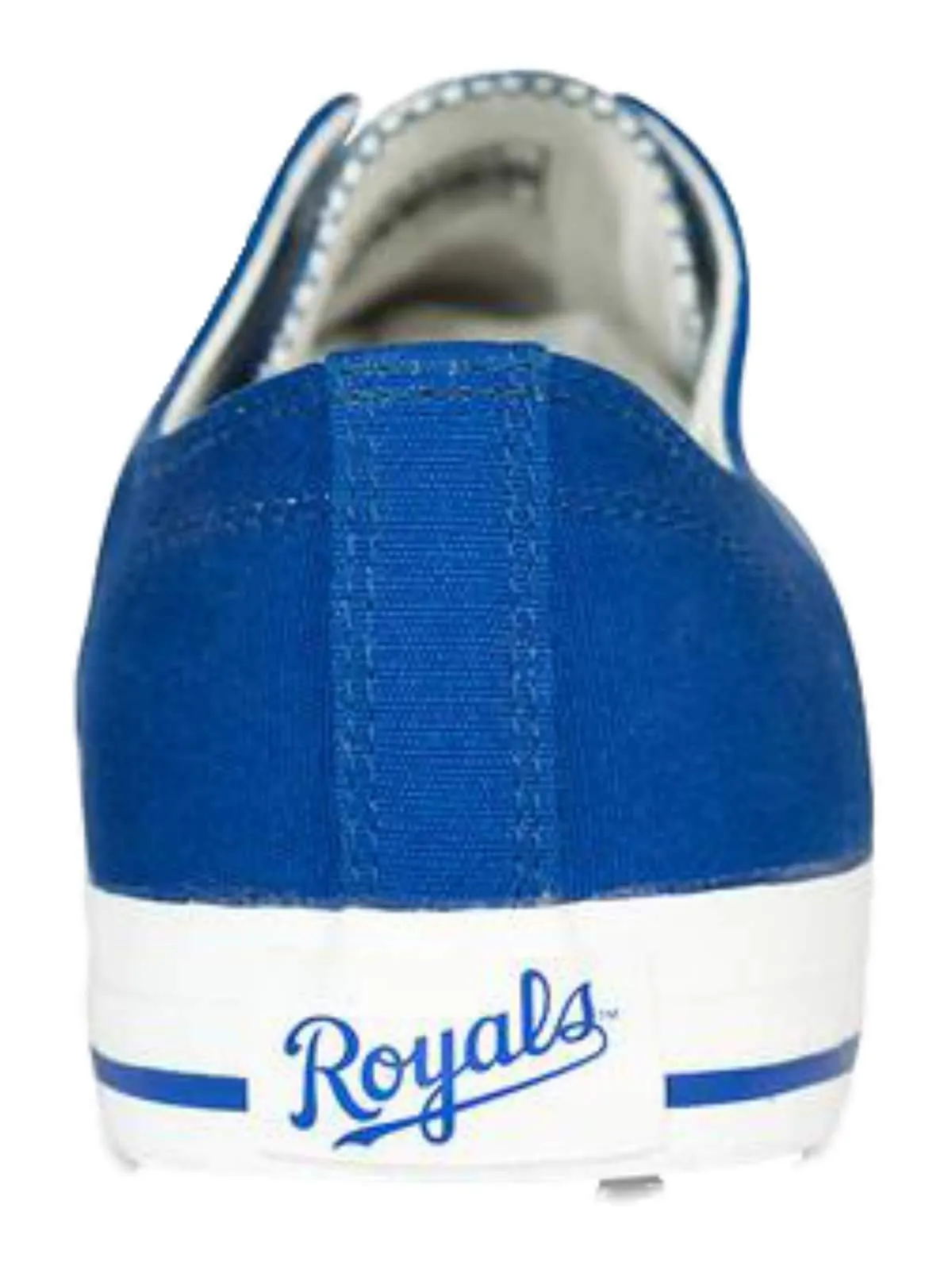 Kansas City Royals Row One UNISEX Blue "KC" Logo Canvas Lace Up Shoes