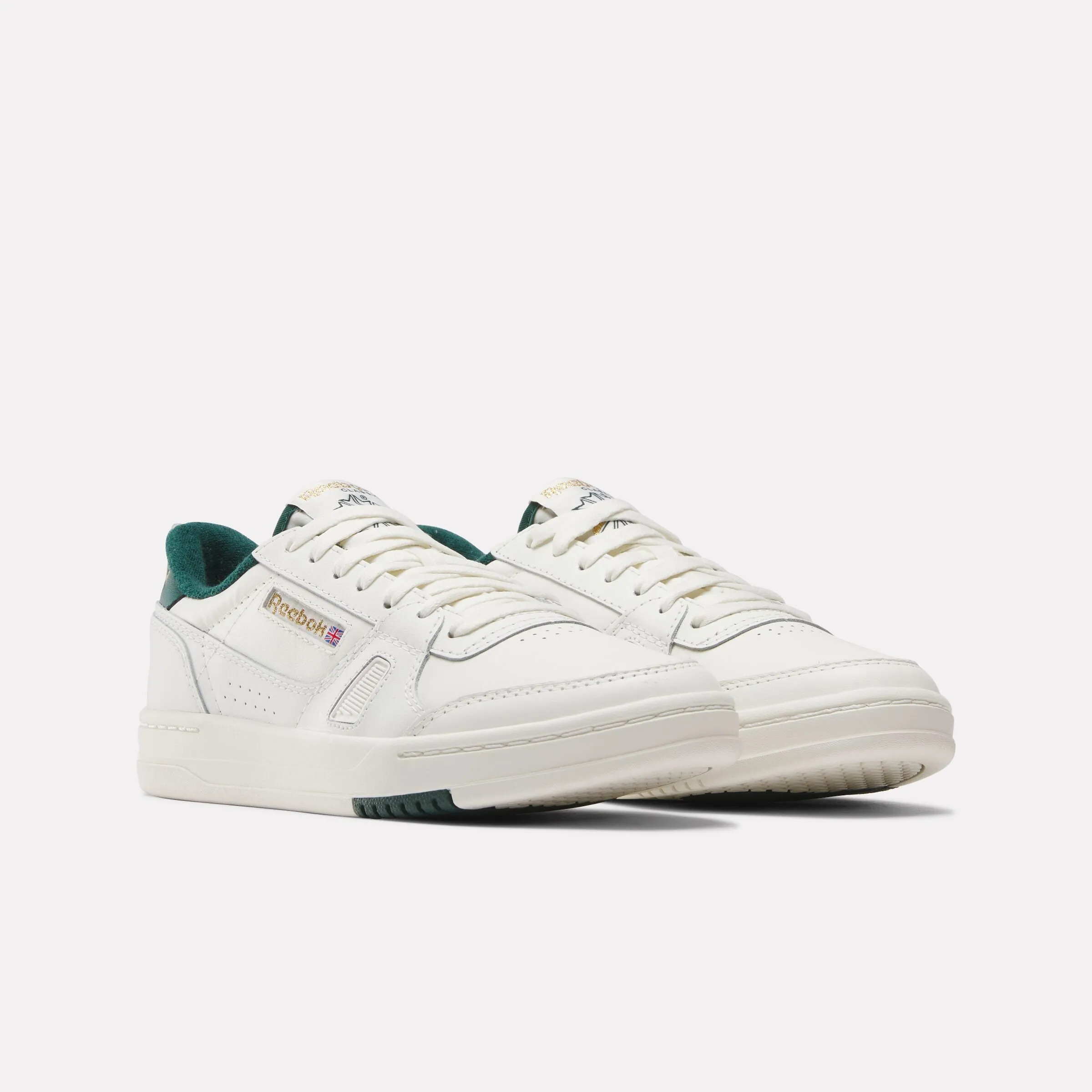 Lt Court Shoes Chalk/Vintagechalk/Clgtgreen