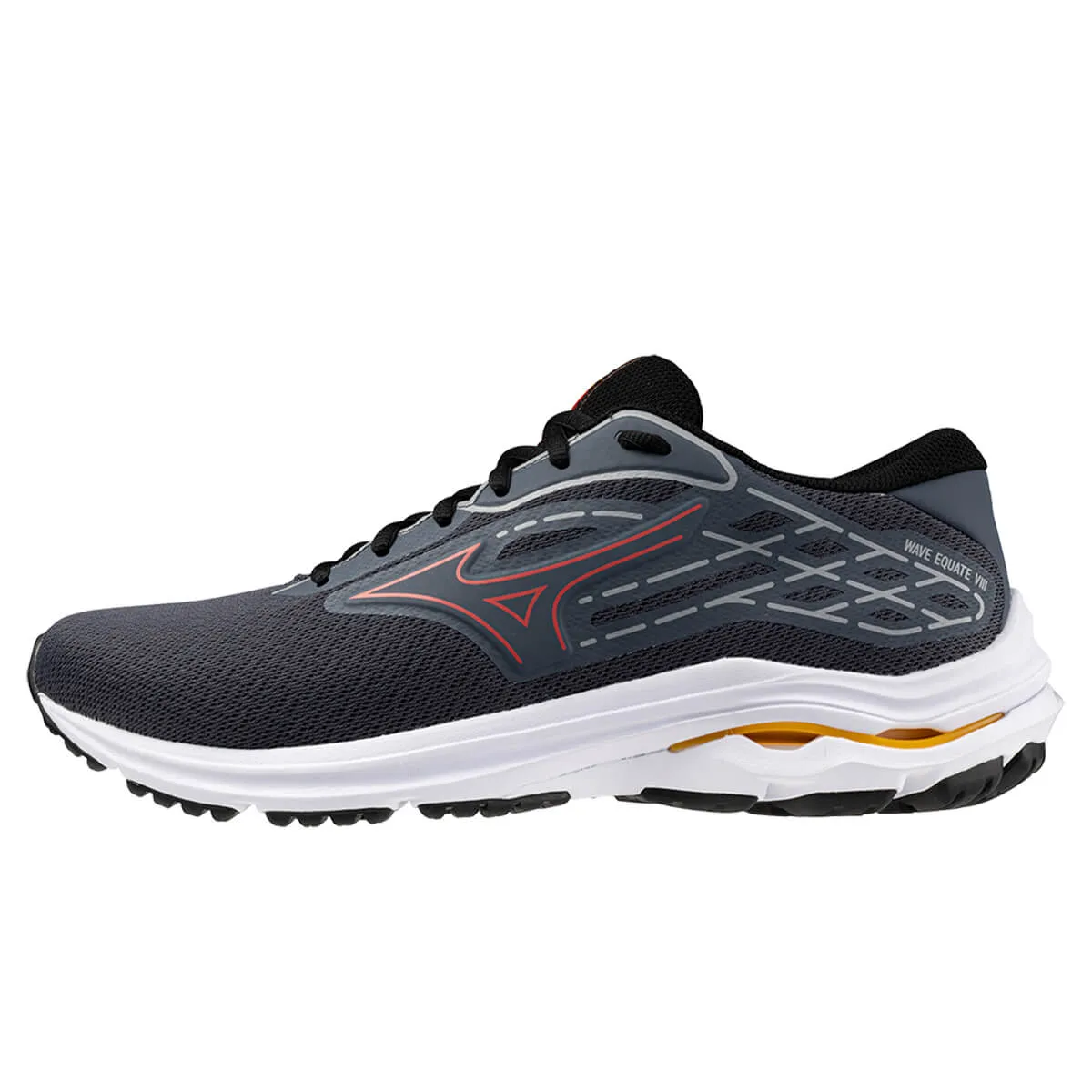 Mizuno Wave Equate 8 Mens | Turbulence/cayenne/black