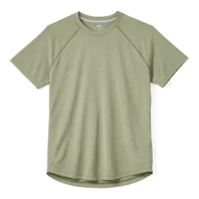 Momentum Tee in Heather Olive