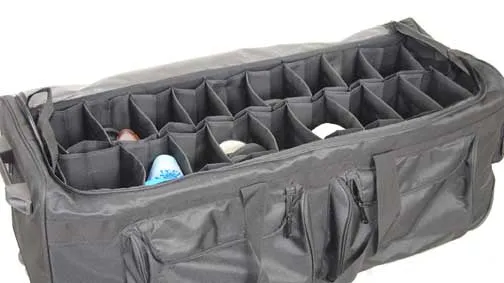 Netpack 40-UP2 40" Wheeled Shoe Sample Bag  with Removable Hanging Dividers 40-UP2 & 5324