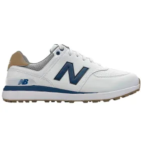 New Balance 574 Greens V2 Golf Shoes - White/Navy