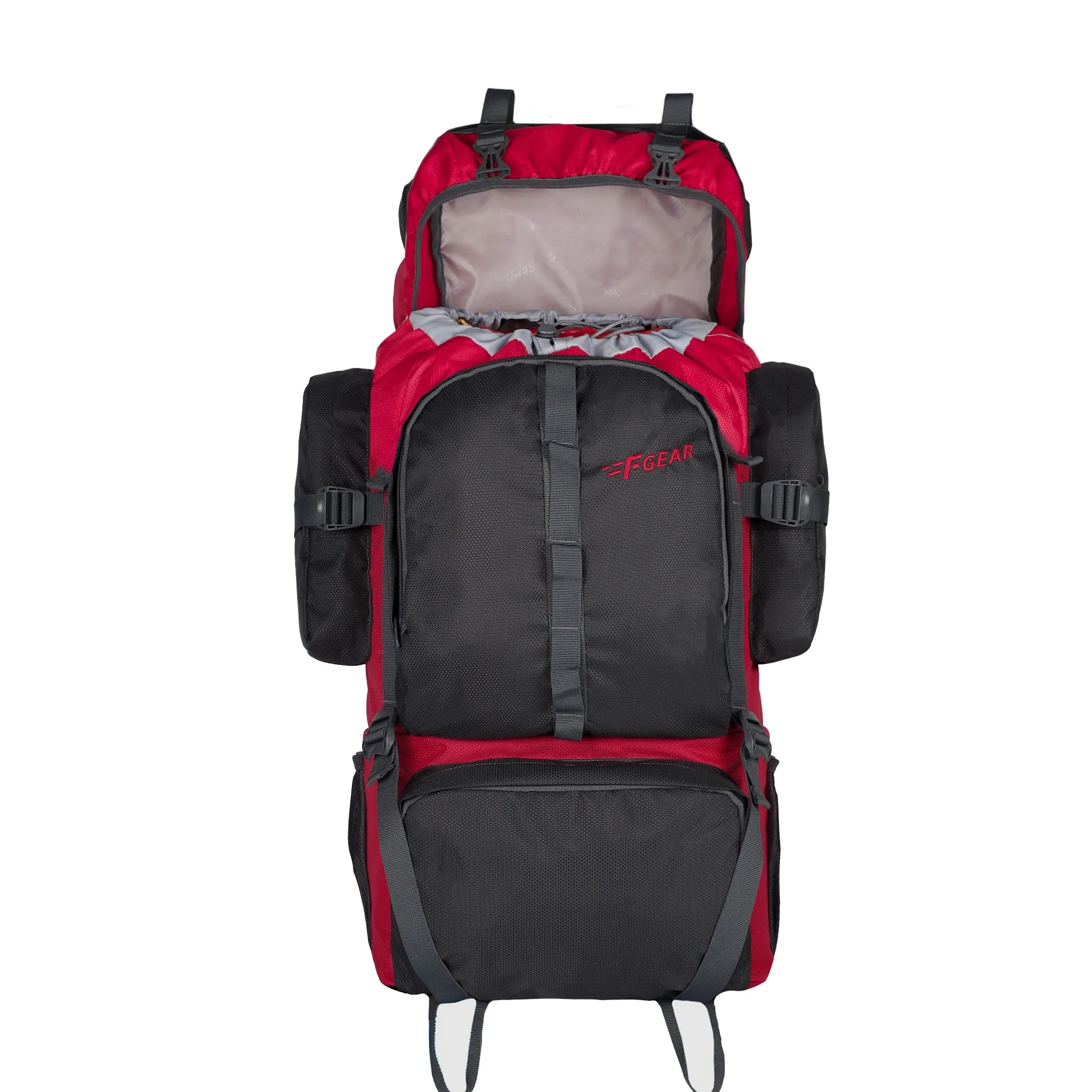 Otto 58L Grey Red Rucksack