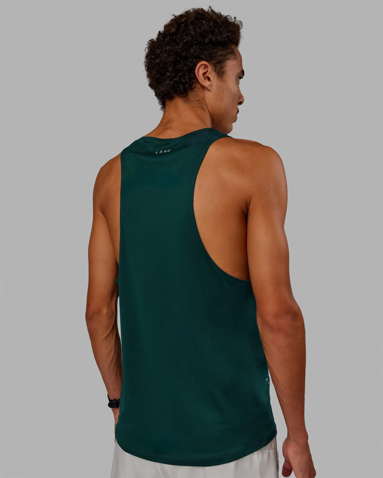 Pace Running Tank - Dark Moss