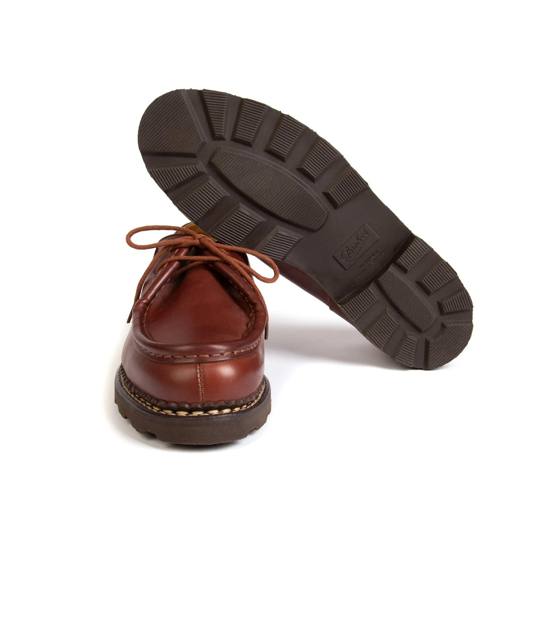 Paraboot Michael Leather Shoe: Marron