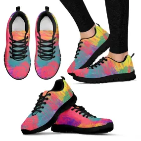 Rainbow Tie Dye Womens Sneaker Shoes