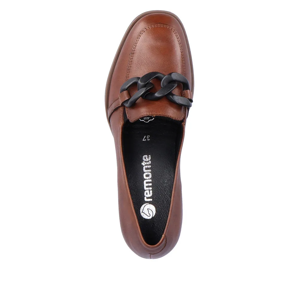 Remonte Trouser Shoes Brown Leather Work Shoes D0V00-22 sale