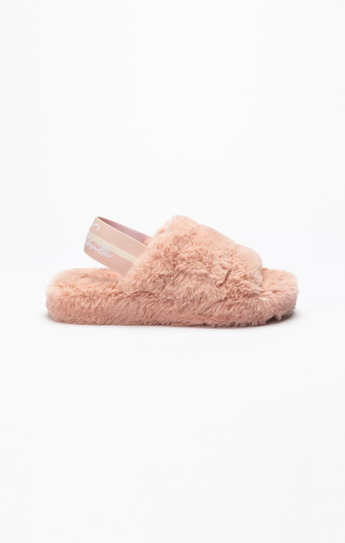 SikSilk Plush Slides - Pink