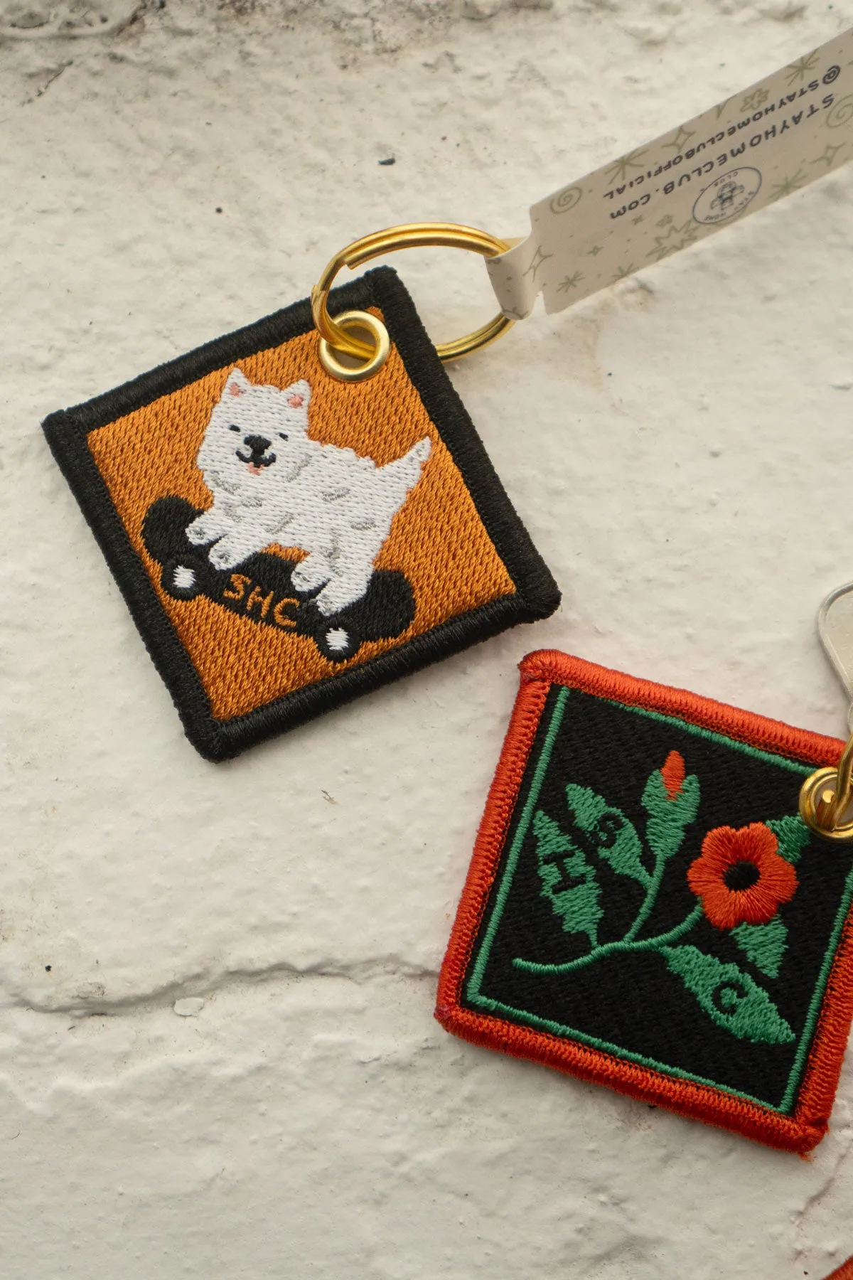 Sk8 Dawg - Embroidered Keychain