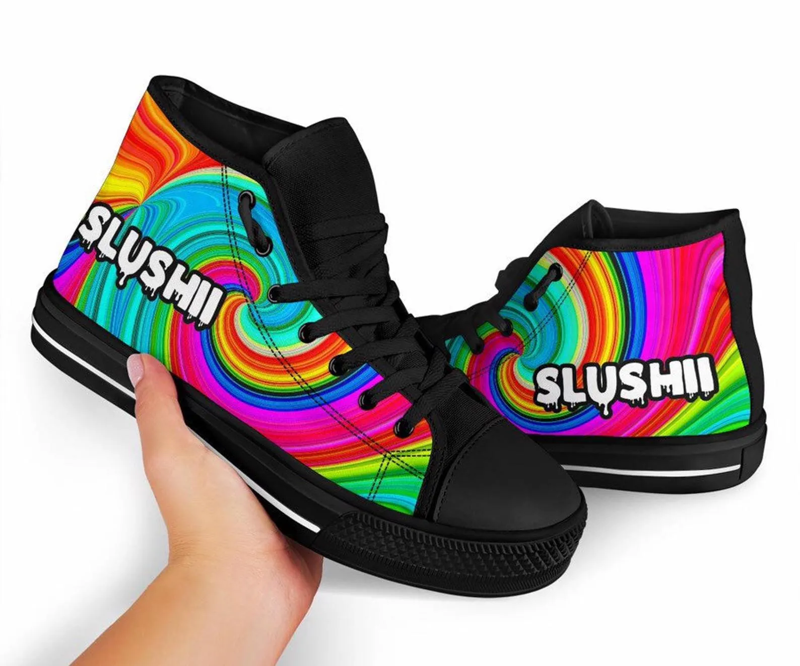 Slushii High Top Unisex Festival Sneaker Shoes