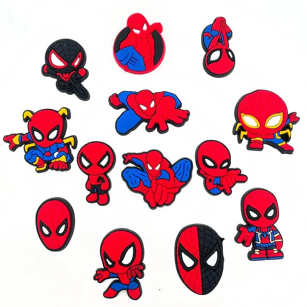 Spider Croc Jibs - 13Pc Superhero Charms