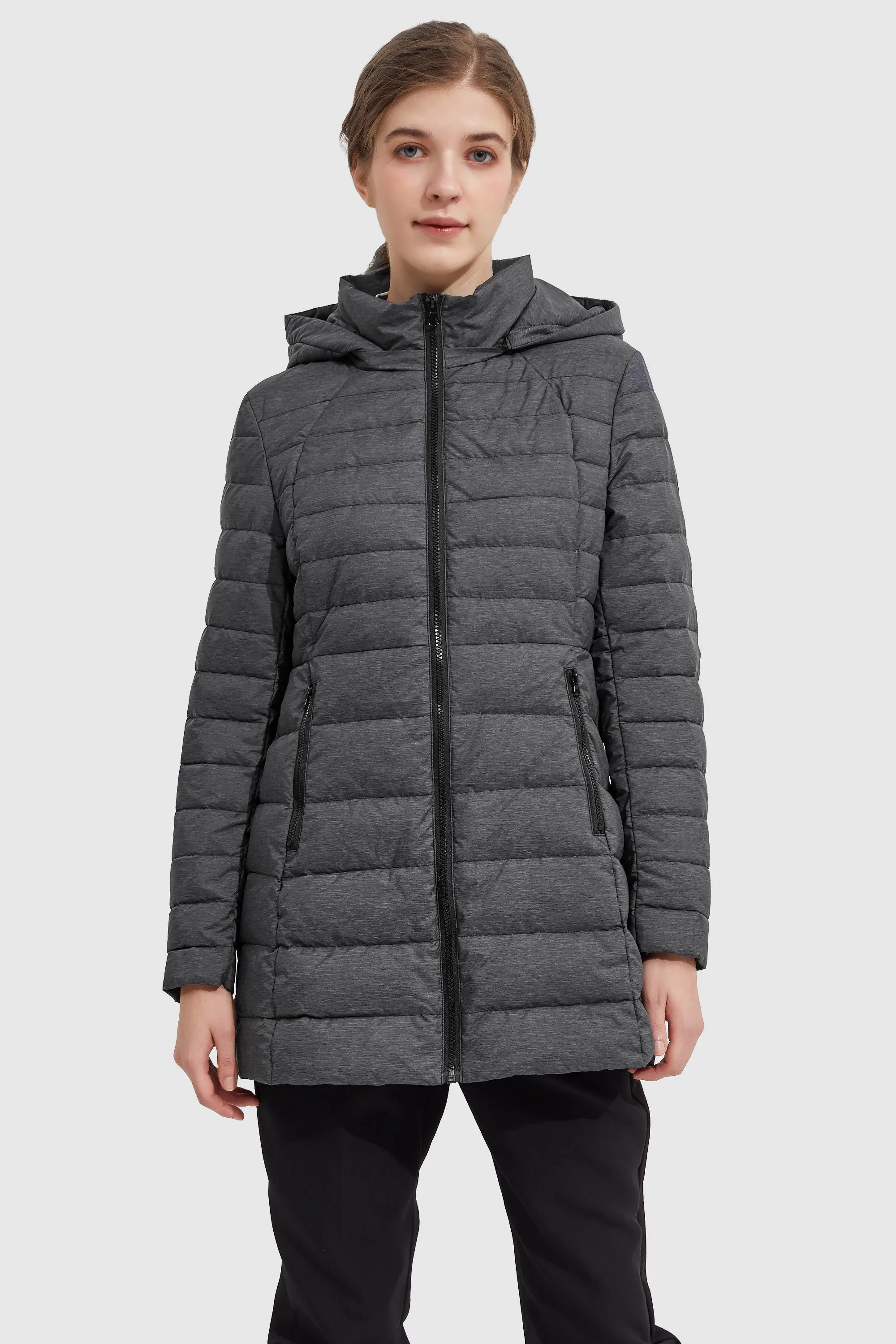 Stand Collar Light Quilted Down Jacket